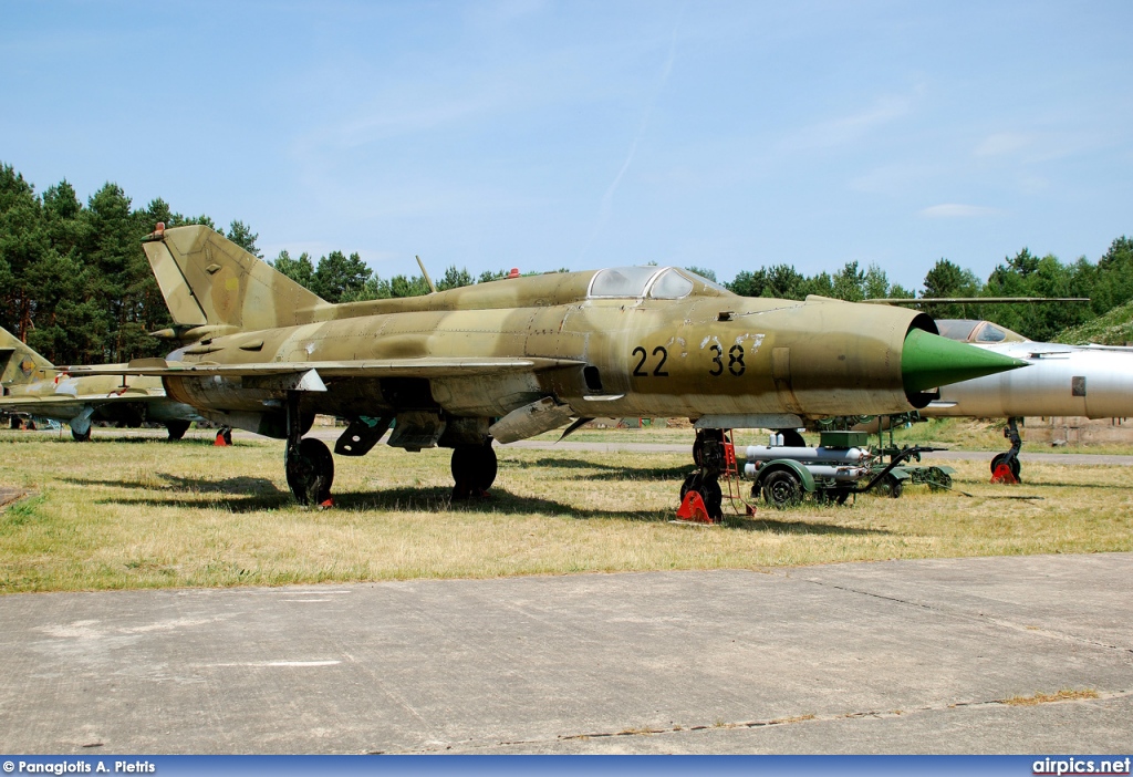 22-38, Mikoyan-Gurevich MiG-21SPS Fishbed F, Untitled
