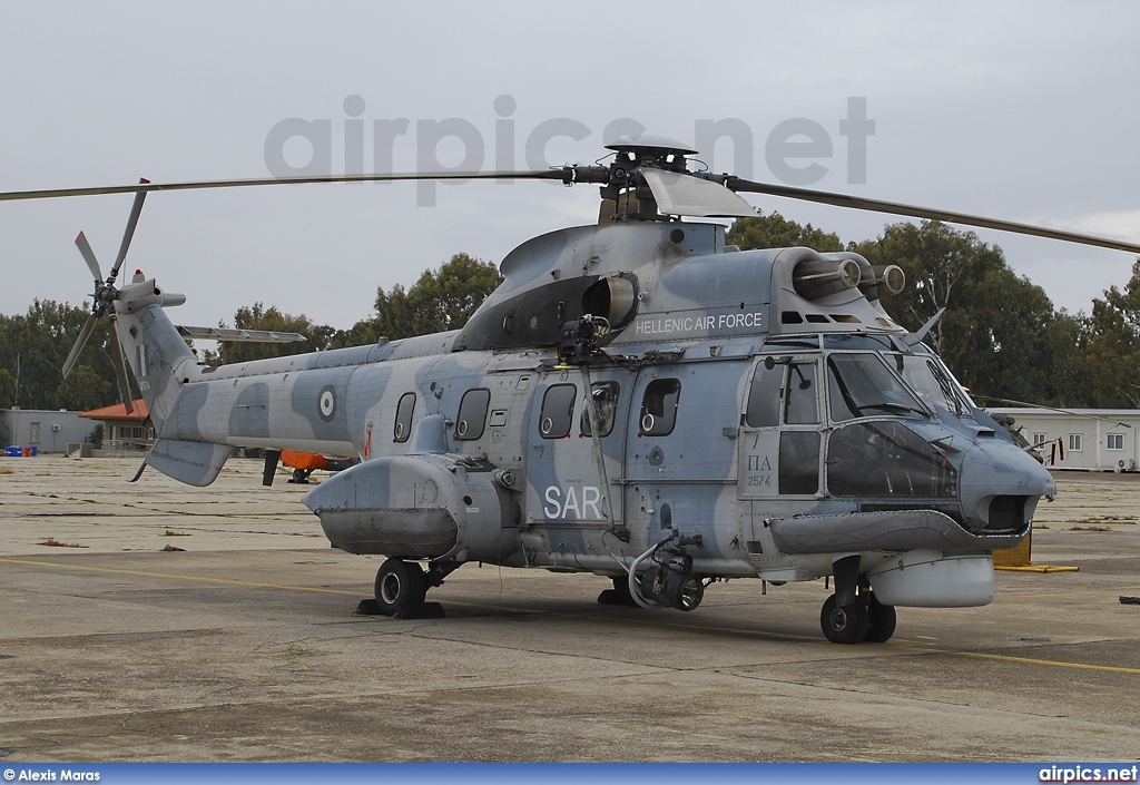 2574, Aerospatiale (Eurocopter) AS 332-C1 Super Puma, Hellenic Air Force