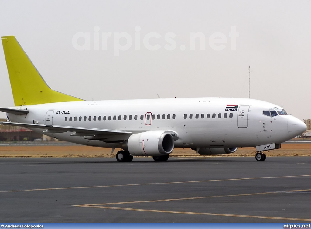 4L-AJE, Boeing 737-500, Sudan Airways
