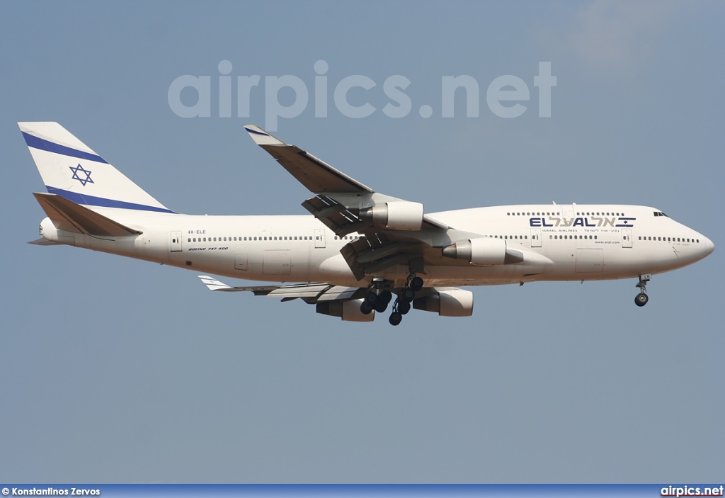 4X-ELE, Boeing 747-400, EL AL