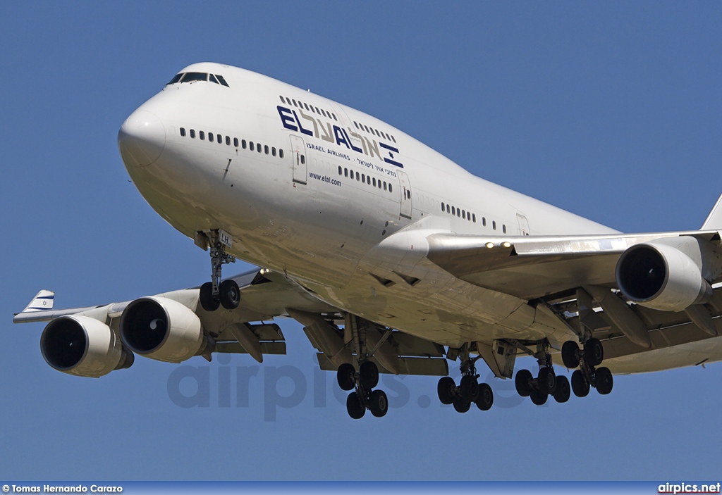 4X-ELH, Boeing 747-400, EL AL