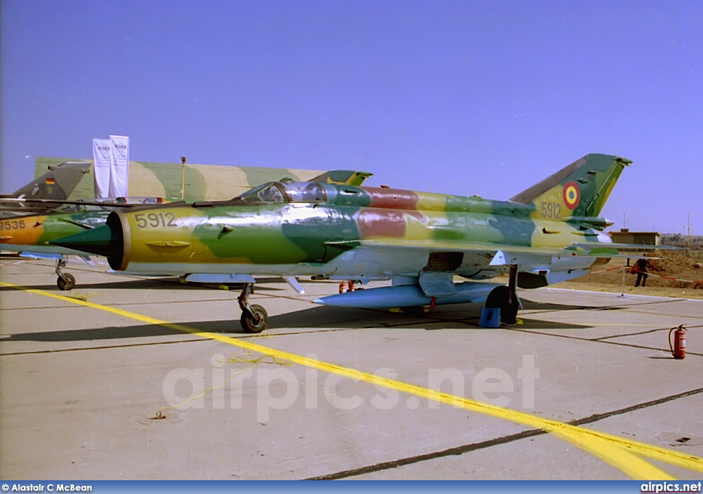 5912, Mikoyan-Gurevich MiG-21MF Lancer A, Romanian Air Force