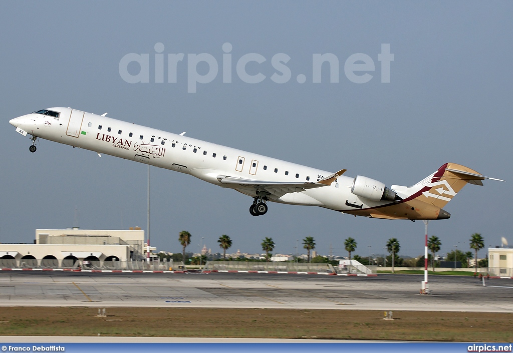 5A-LAA, Bombardier CRJ-900ER, Libyan Airlines