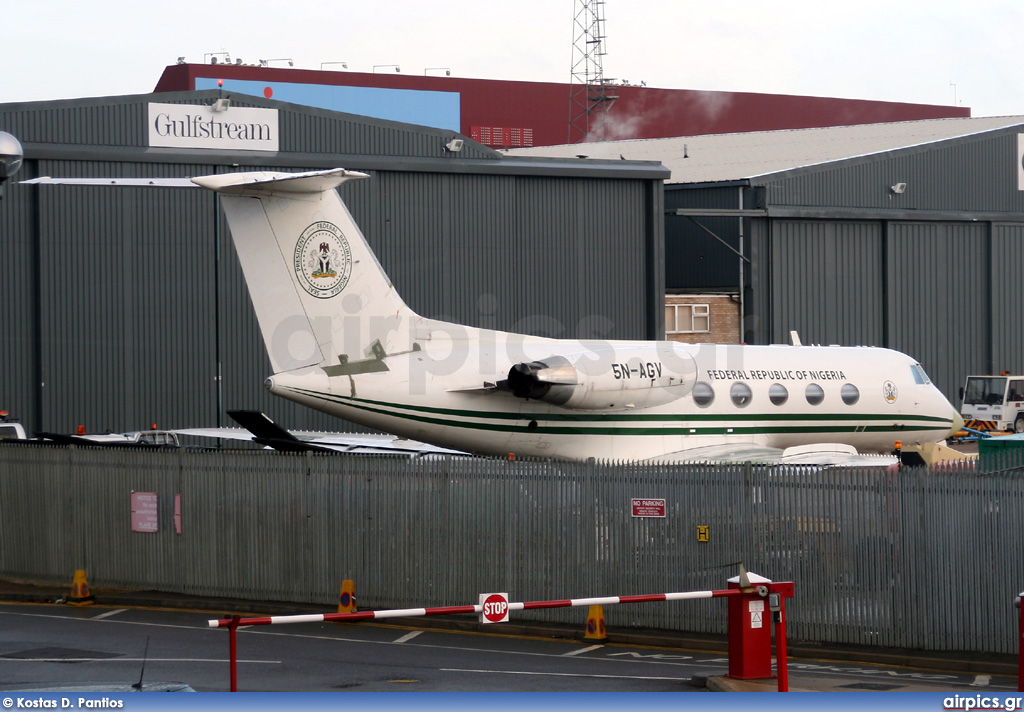 5N-AGV, Gulfstream II, Federal Republic of Nigeria