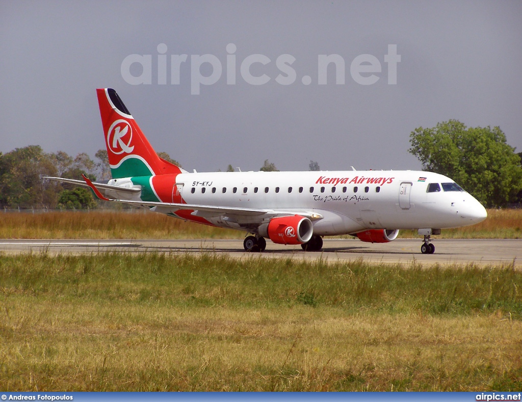 5Y-KYJ, Embraer ERJ 170-100LR, Kenya Airways