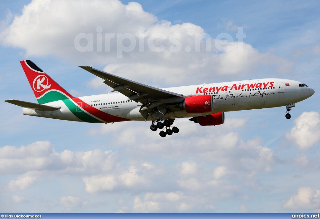 5Y-KYZ, Boeing 777-200ER, Kenya Airways