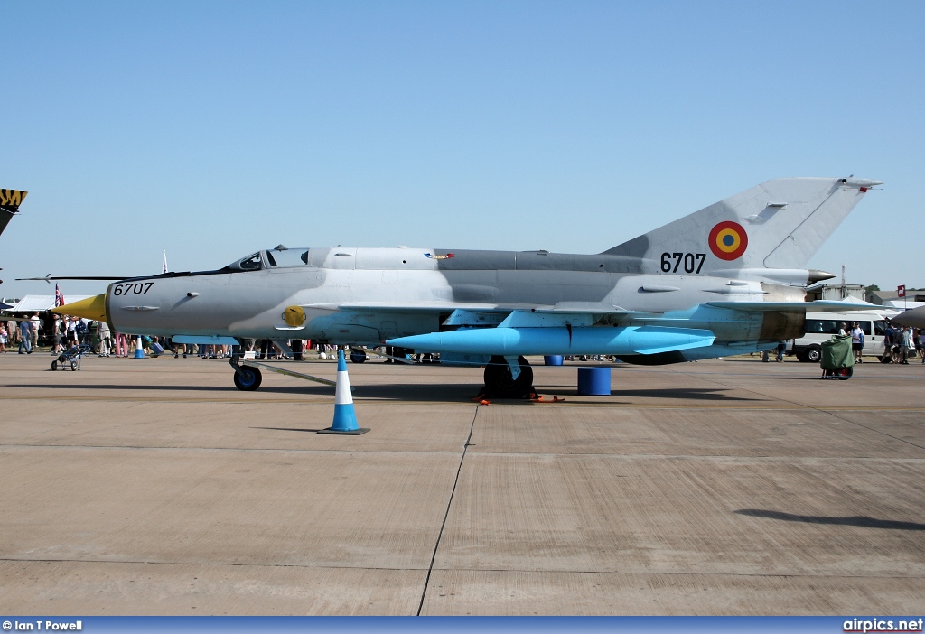 6707, Mikoyan-Gurevich MiG-21MF Lancer C, Romanian Air Force