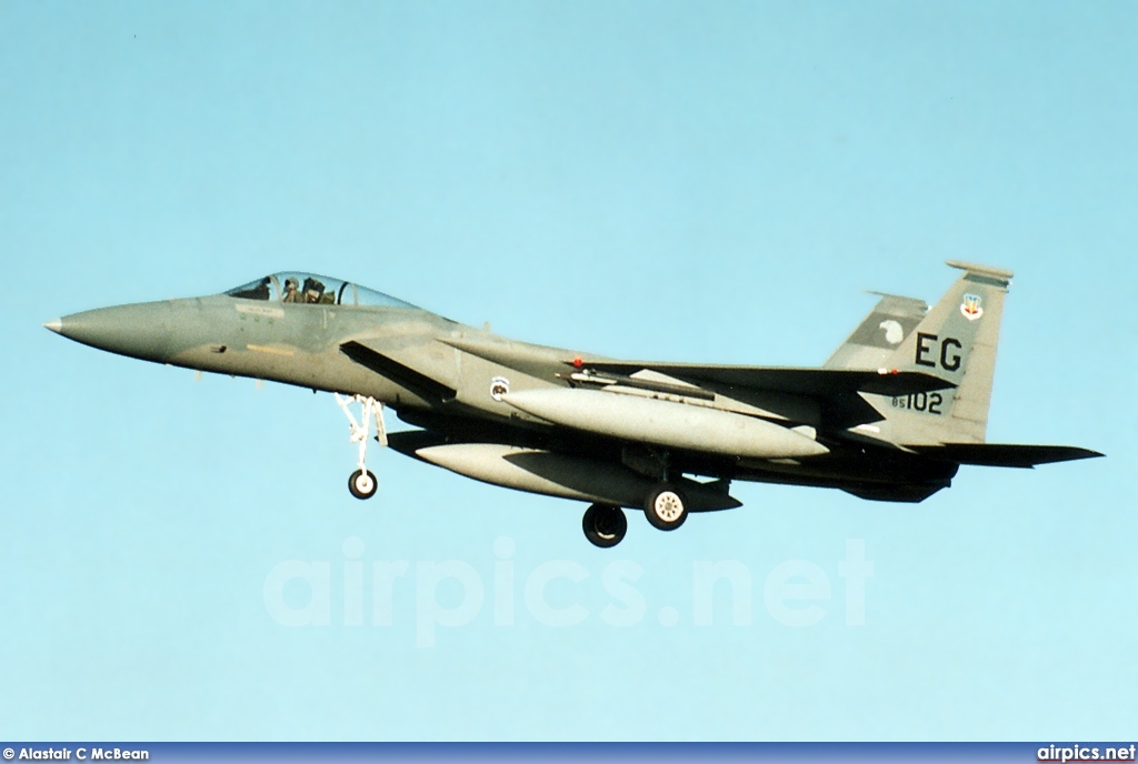 85-0102, Boeing (McDonnell Douglas) F-15C Eagle, United States Air Force