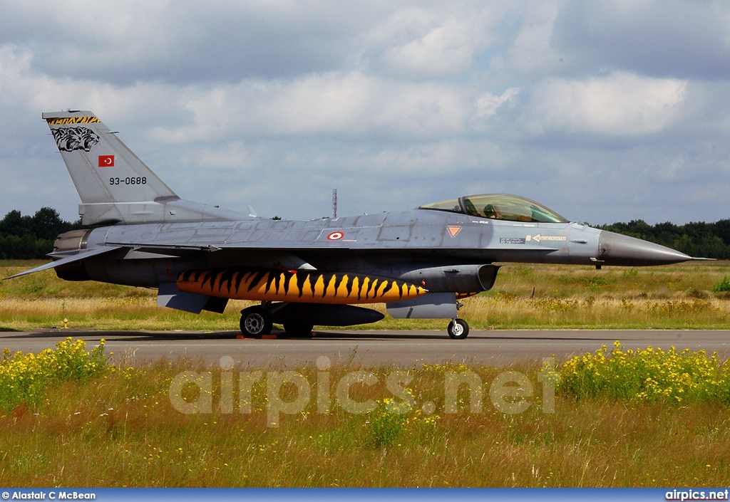 93-0688, Lockheed F-16C Fighting Falcon, Turkish Air Force