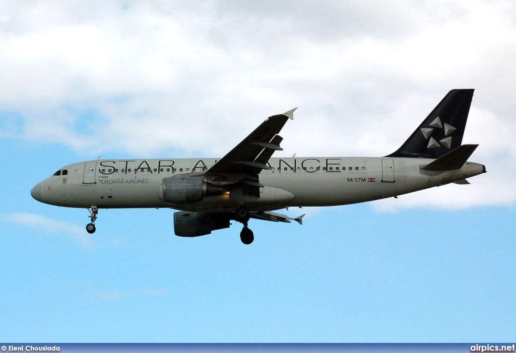 9A-CTM, Airbus A320-200, Croatia Airlines