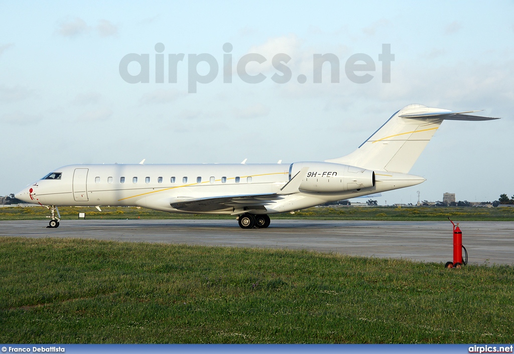 9H-FED, Bombardier Global Express, Private
