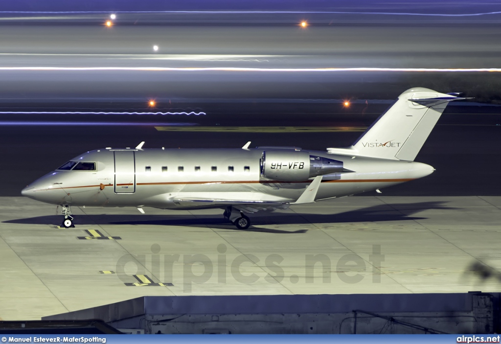 9H-VFB, Bombardier Challenger 600-CL-605, Vista Jet