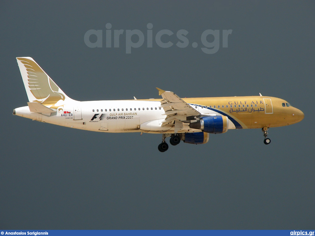 A4O-ER, Airbus A320-200, Gulf Air