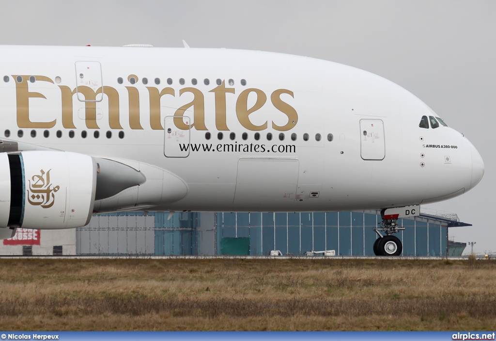 A6-EDC, Airbus A380-800, Emirates