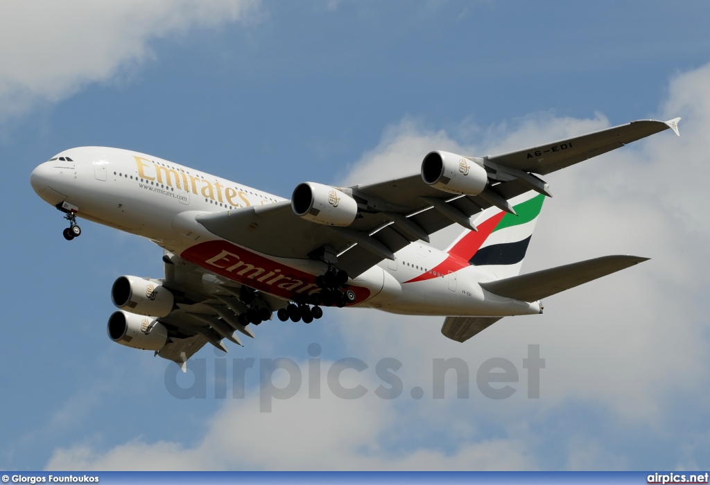 A6-EDI, Airbus A380-800, Emirates