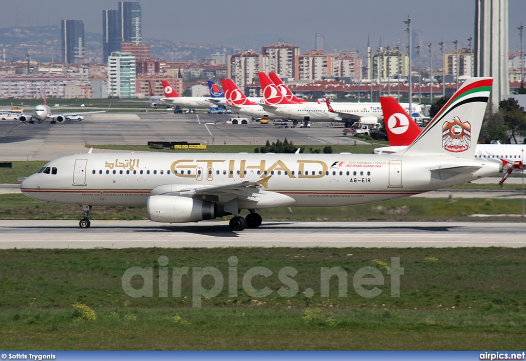 A6-EIR, Airbus A320-200, Etihad Airways