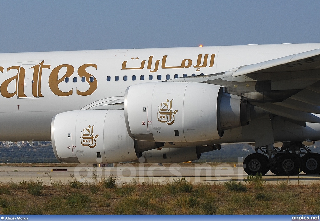 A6-ERC, Airbus A340-500, Emirates