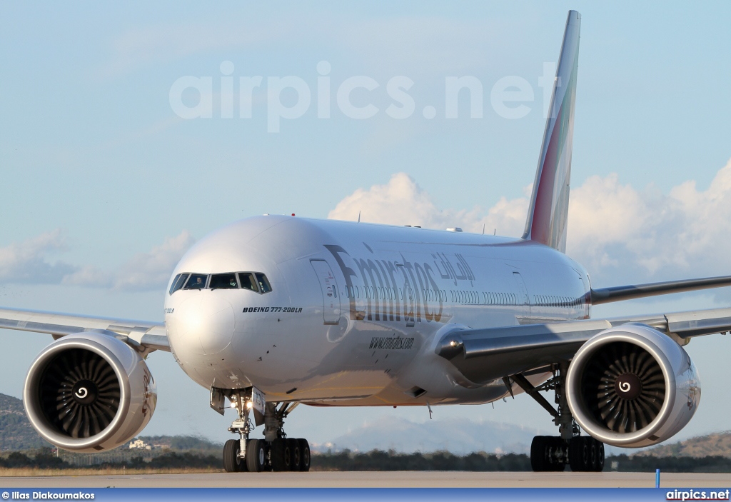 A6-EWD, Boeing 777-200LR, Emirates