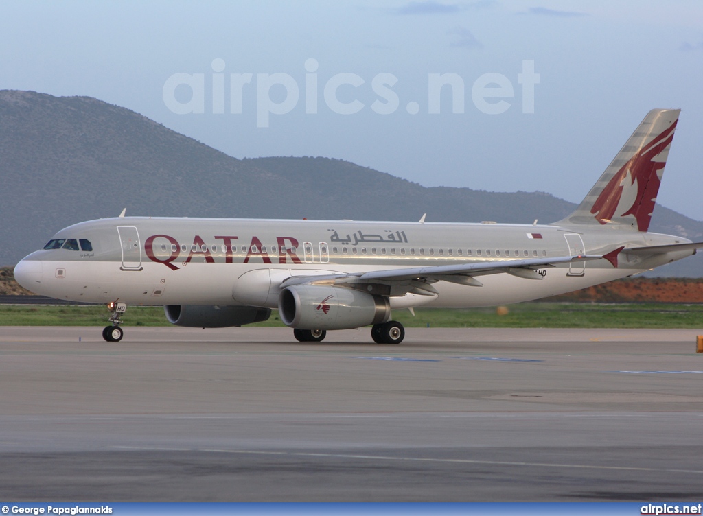 A7-AHD, Airbus A320-200, Qatar Airways