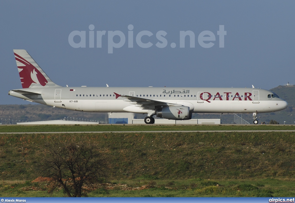 A7-AIB, Airbus A321-200, Qatar Airways