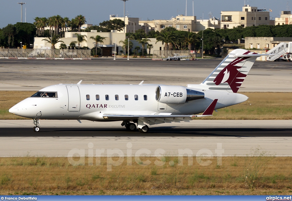 A7-CEB, Bombardier Challenger 600-CL-605, Qatar Executive