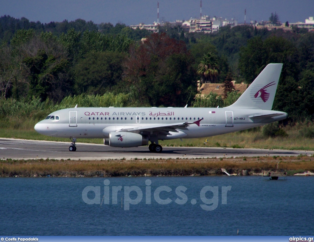 A7-HHJ, Airbus A319-100CJ, Qatar Airways
