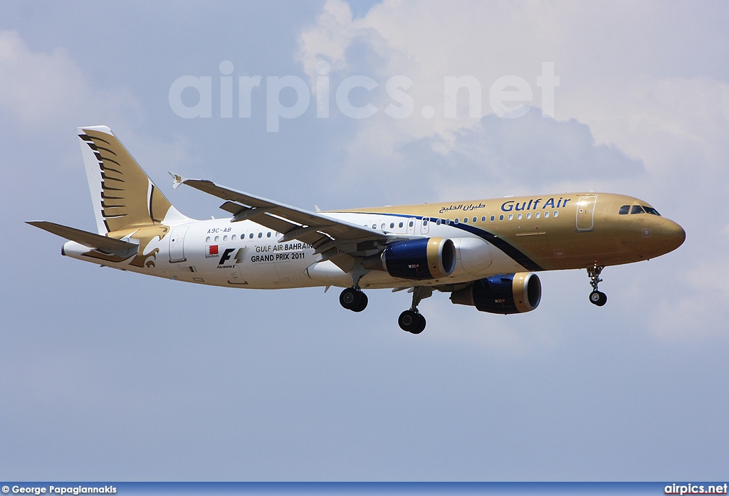 A9C-AB, Airbus A320-200, Gulf Air