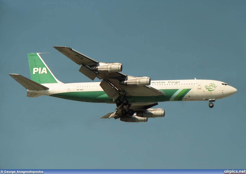AP-AXG, Boeing 707-300C, Pakistan International Airlines (PIA)