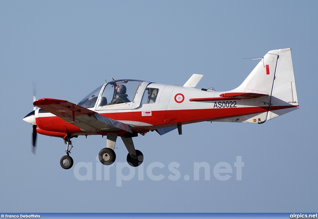 AS0022, Scottish Aviation Bulldog T1, Malta Air Force