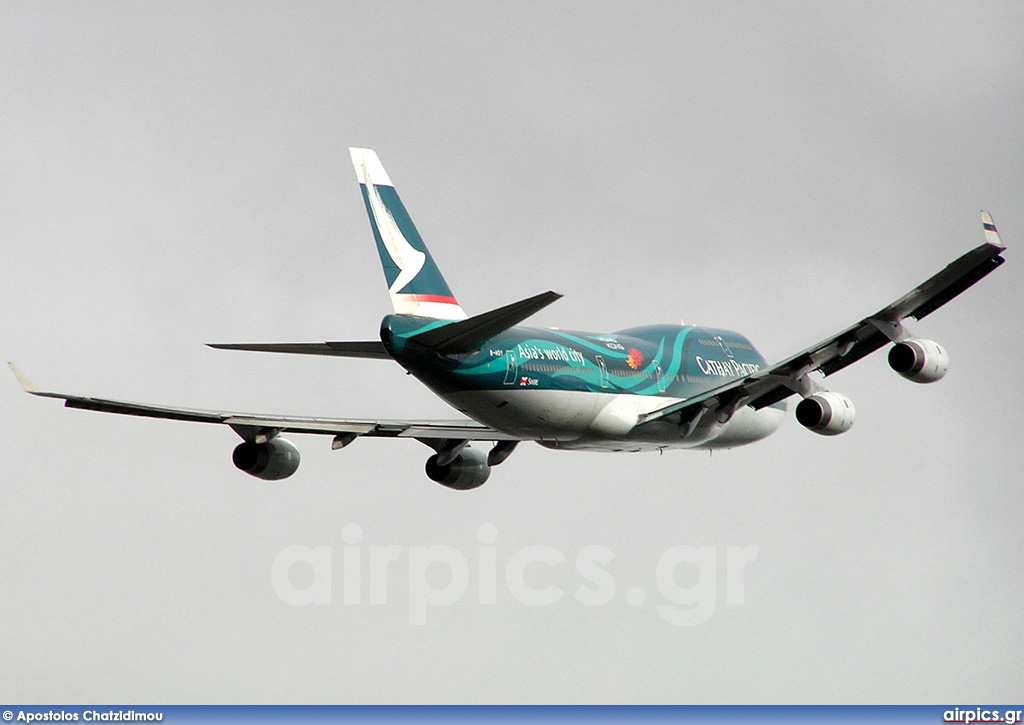 B-HOY, Boeing 747-400, Cathay Pacific