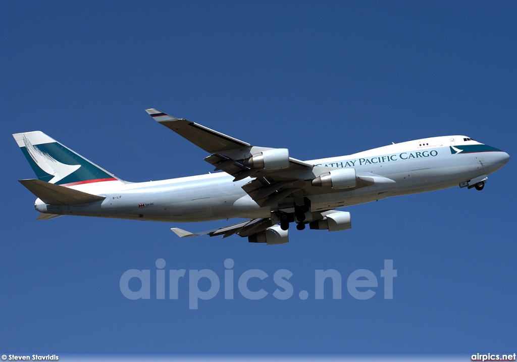 B-LIF, Boeing 747-400ERF(SCD), Cathay Pacific Cargo