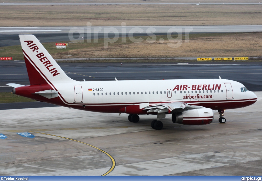 D-ABGC, Airbus A319-100, Air Berlin