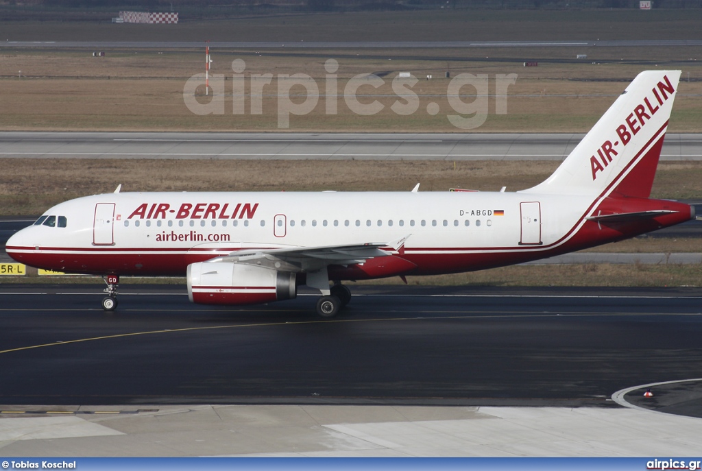 D-ABGD, Airbus A319-100, Air Berlin