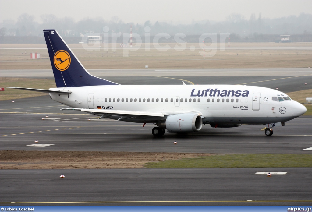 D-ABIX, Boeing 737-500, Lufthansa