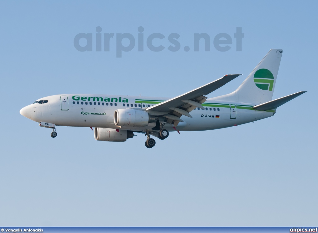 D-AGER, Boeing 737-700, Germania