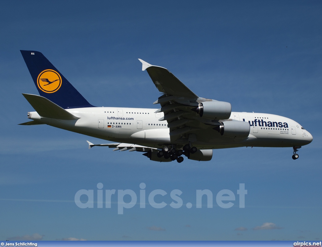 D-AIMA, Airbus A380-800, Lufthansa