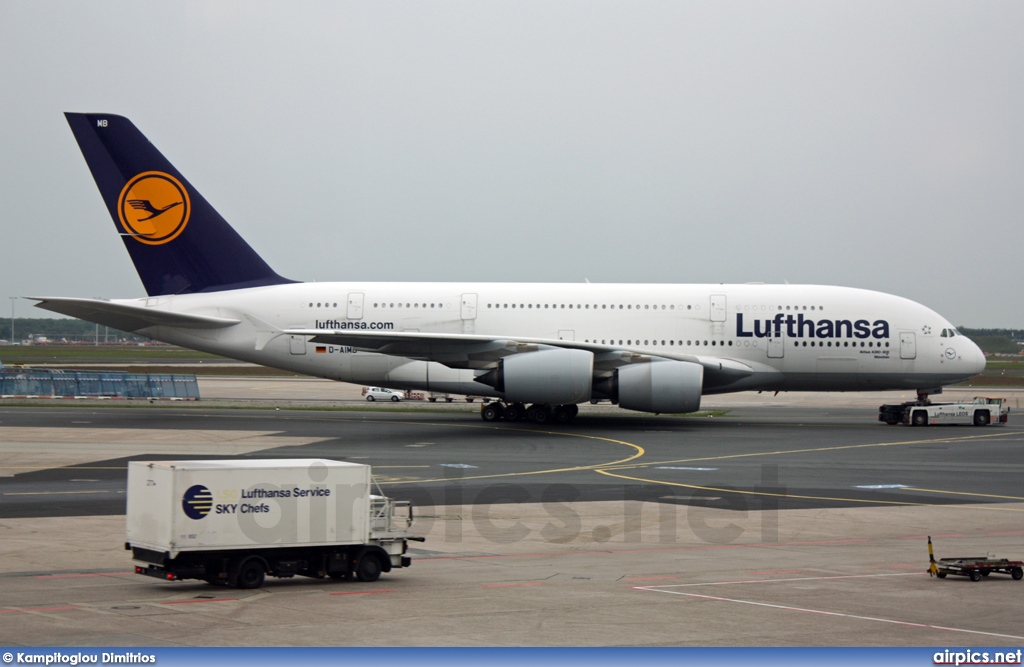 D-AIMB, Airbus A380-800, Lufthansa