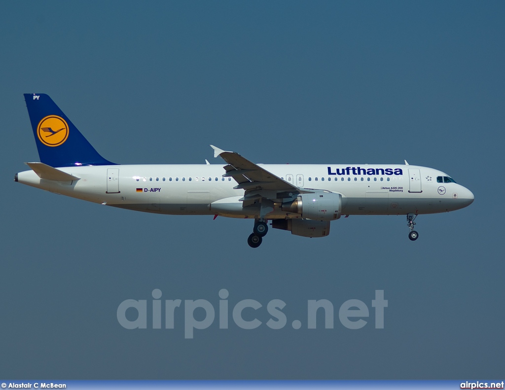 D-AIPY, Airbus A320-200, Lufthansa