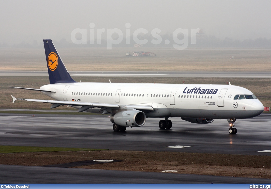 D-AISN, Airbus A321-200, Lufthansa