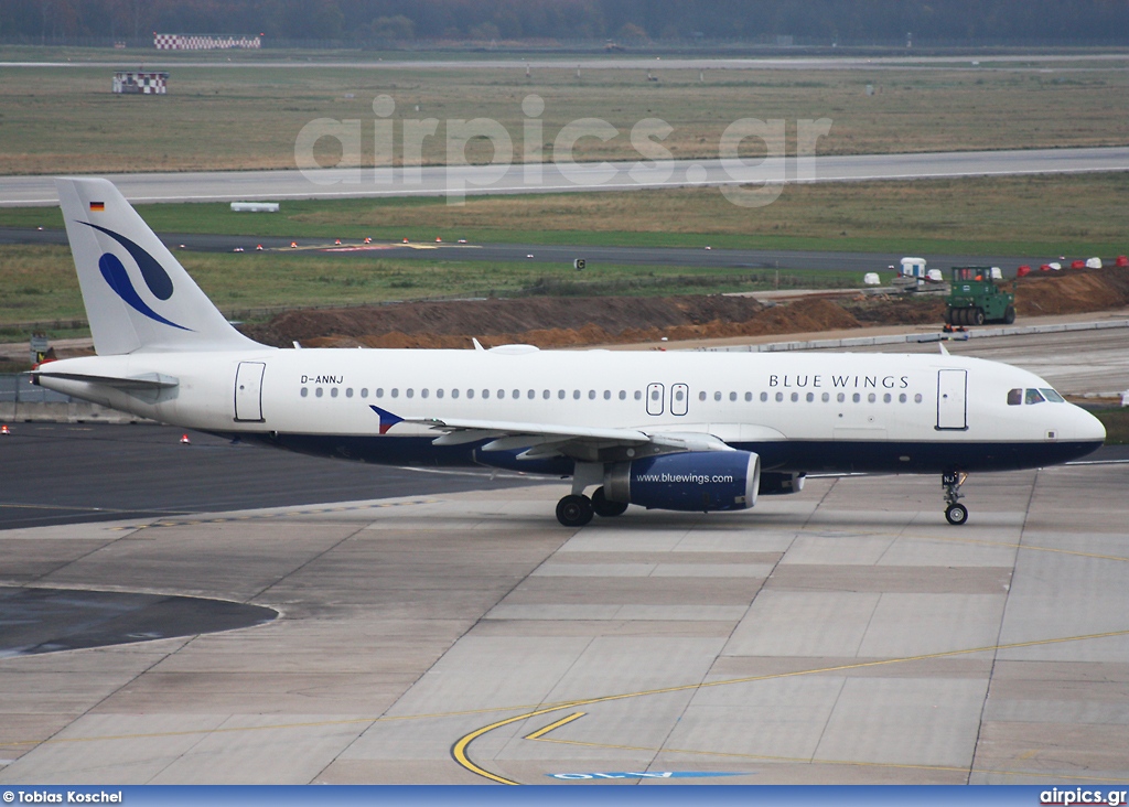 D-ANNJ, Airbus A320-200, Blue Wings