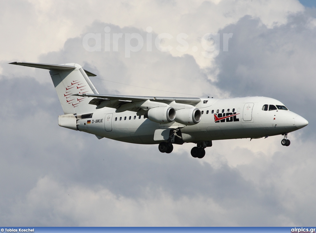 D-AWUE, British Aerospace BAe 146-200, WDL Aviation