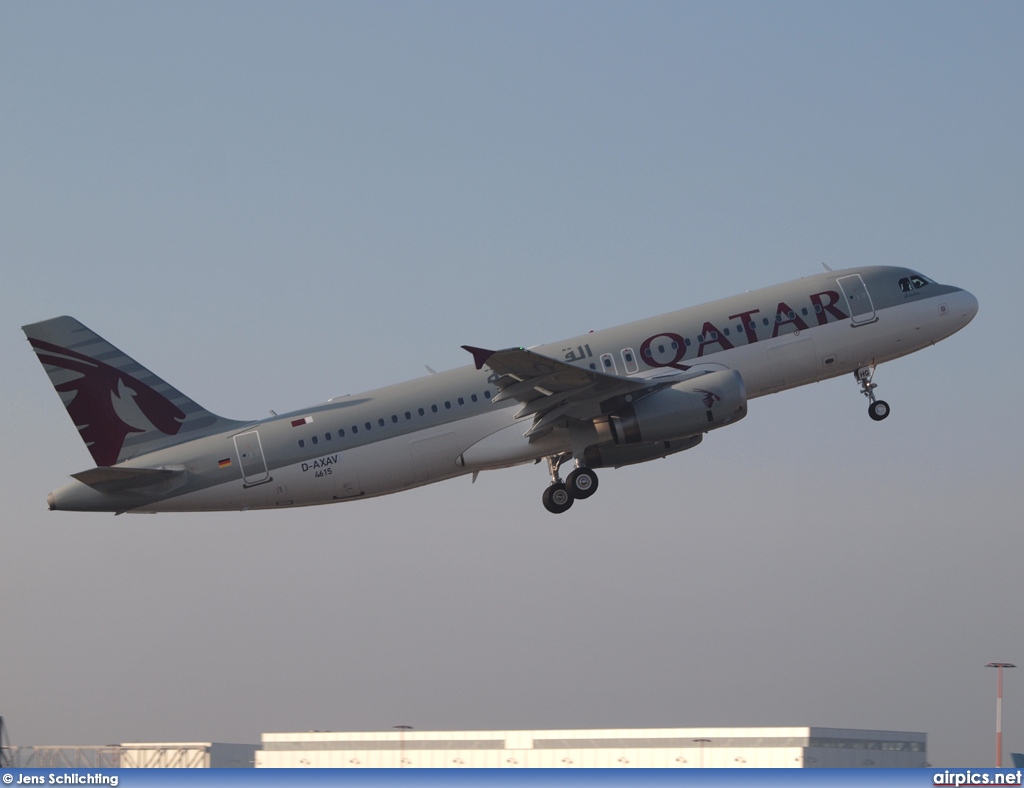 D-AXAV, Airbus A320-200, Qatar Airways