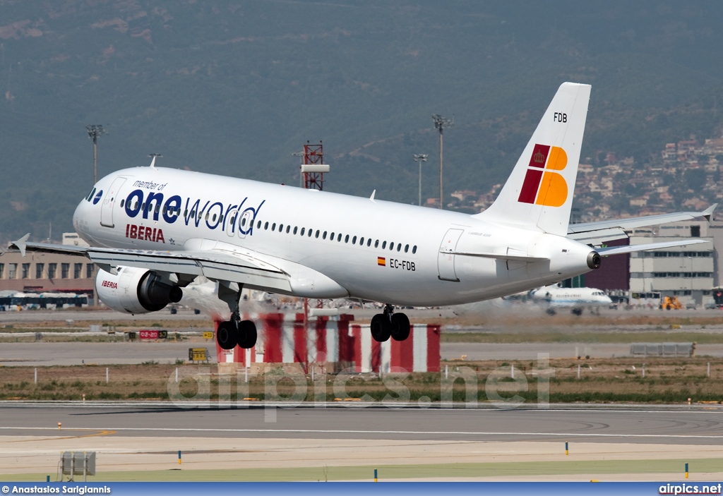 EC-FDB, Airbus A320-200, Iberia