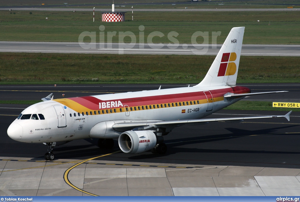 EC-HGR, Airbus A319-100, Iberia