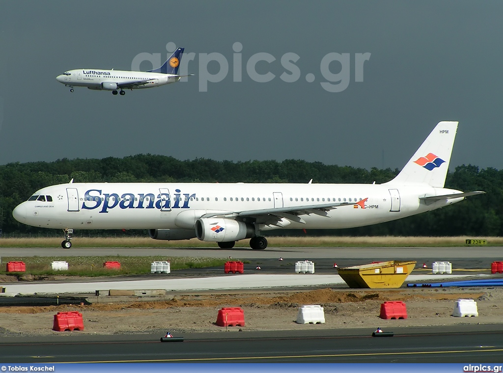 EC-HPM, Airbus A321-200, Spanair