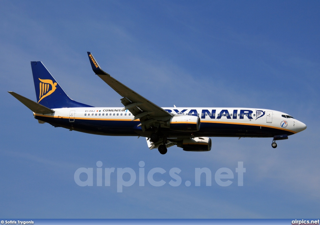 EI-DAJ, Boeing 737-800, Ryanair