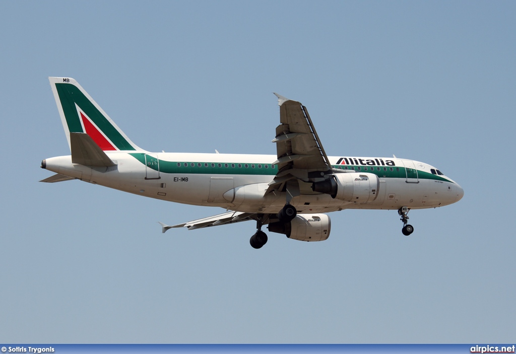 EI-IMB, Airbus A319-100, Alitalia