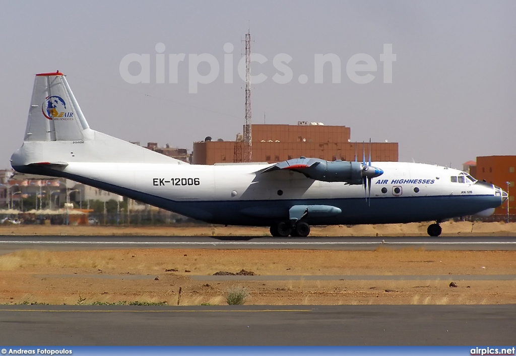 EK-12006, Antonov An-12-B, Air Highnesses