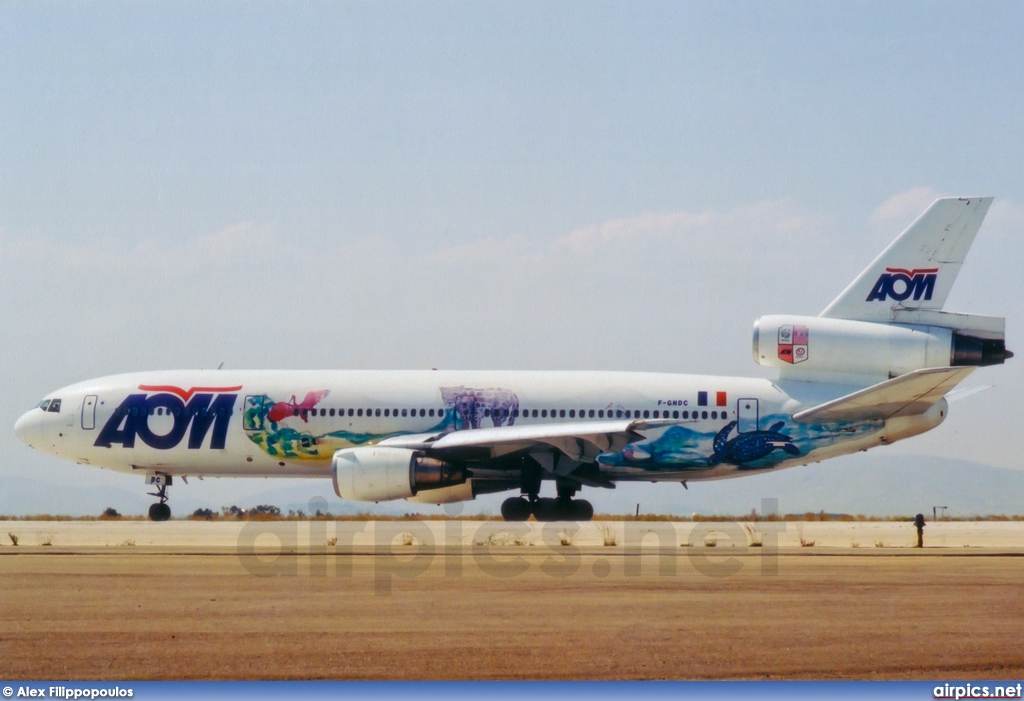 F-GNDC, McDonnell Douglas DC-10-30, AOM French Airlines