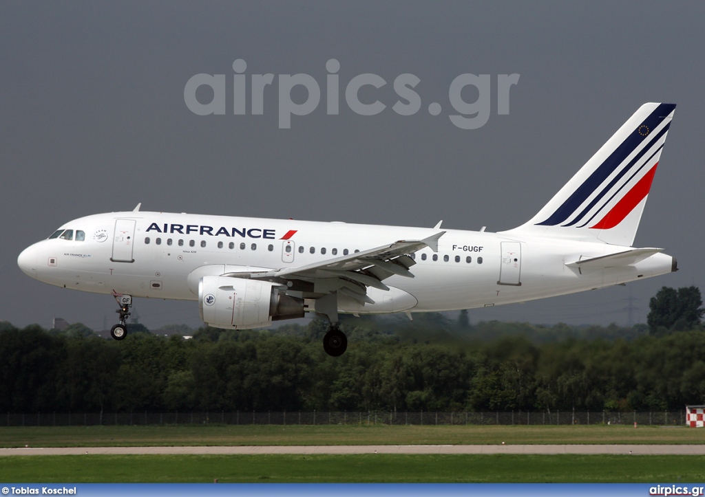 F-GUGF, Airbus A318-100, Air France